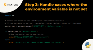step 3 handle cases where environment variable is not set