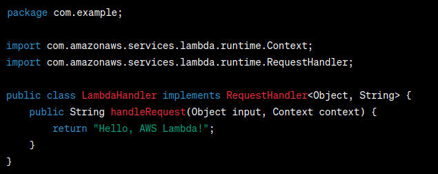AWS Lambda Code