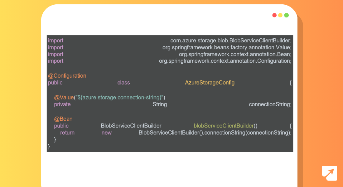 Set Up Azure Blob Storage Configuration